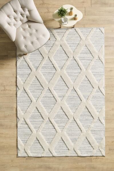 İskandinav Halı  Gri Halı Yumuşak Bukleli Bohem Jut Halı Salon Koridor Oturma Odası Mutfak Halısı