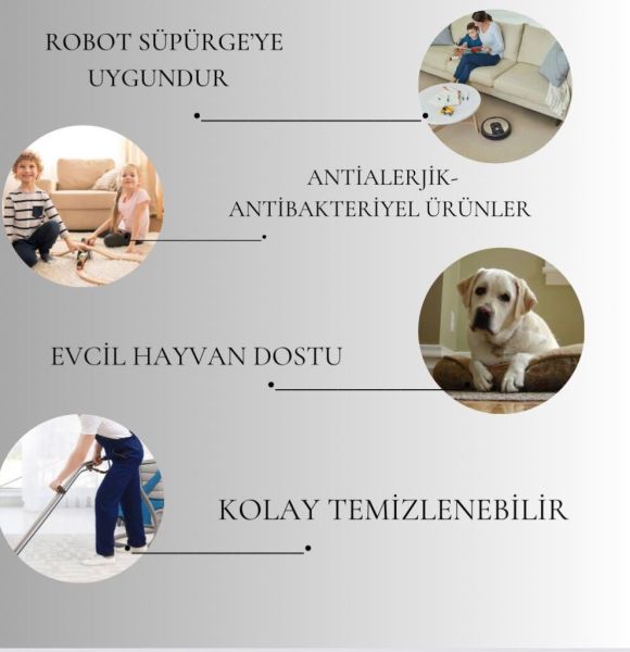 Tatlı Yıldız Desen Halı Pembe Gri Halı Yumuşak Yuvarlak Jüt Halı Çocuk Odası Oyun Halısı