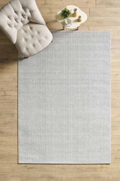 Düz Renk Açık Gri Sisal Yumuşak Polipropilen Jüt Halı Salon Oturma Odası Yolluk Mutfak Koridor Halısı