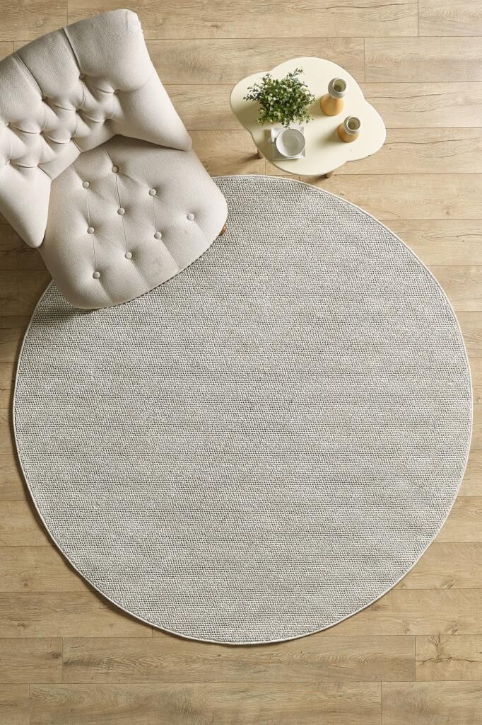 Düz Renk Krem Sisal Yumuşak Polipropilen Jüt Halı Salon Oturma Odası Yolluk Mutfak Koridor Halısı