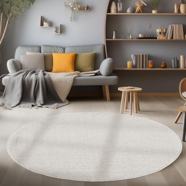 Düz Renk Krem Sisal Yumuşak Polipropilen Jüt Halı Salon Oturma Odası Yolluk Mutfak Koridor Halısı