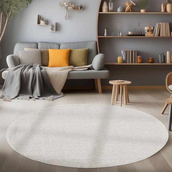 Düz Renk Krem Sisal Yumuşak Polipropilen Jüt Halı Salon Oturma Odası Yolluk Mutfak Koridor Halısı