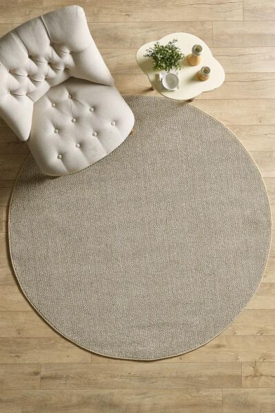 Düz Renk Bej Sisal Yumuşak Polipropilen Jüt Halı Salon Oturma Odası Yolluk Mutfak Koridor Halısı