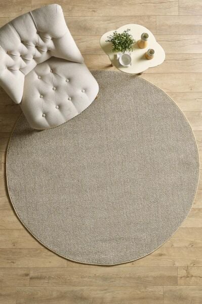 Düz Renk Bej Sisal Yumuşak Polipropilen Jüt Halı Salon Oturma Odası Yolluk Mutfak Koridor Halısı