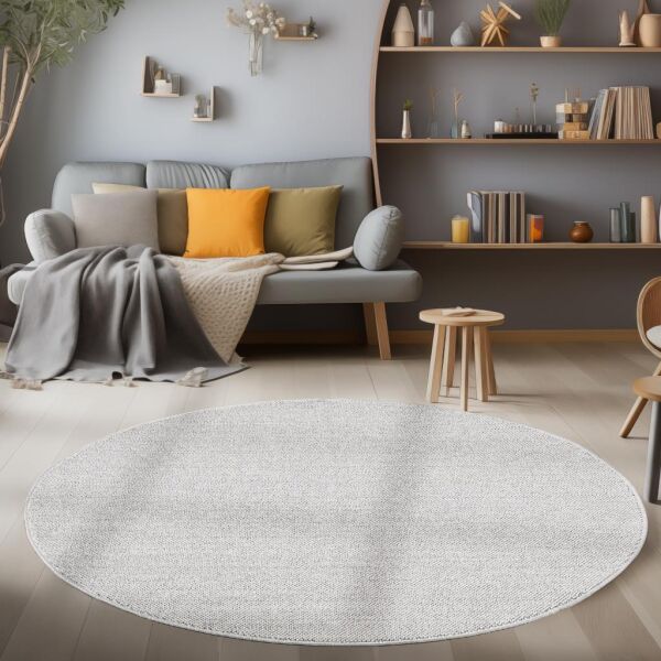 Düz Renk Gümüş Sisal Yumuşak Polipropilen Jüt Halı Salon Oturma Odası Yolluk Mutfak Koridor Halısı