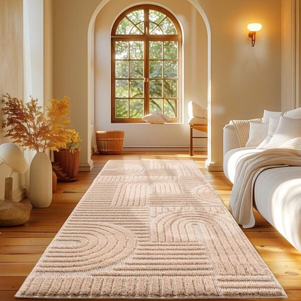 Elit Bukleli Yumuşak Peluş Post Shaggy Çocuk Odası Oturma Odası Salon Mutfak Halısı