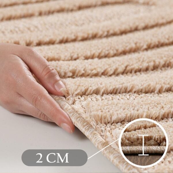 Elit Bukleli Yumuşak Peluş Post Shaggy Çocuk Odası Oturma Odası Salon Mutfak Halısı