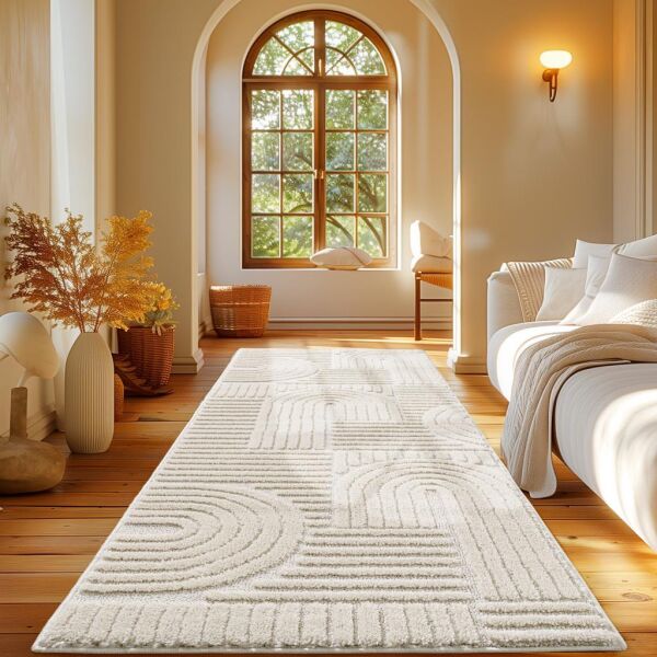 Elit Bukleli Yumuşak Peluş Post Shaggy Çocuk Odası Oturma Odası Salon Mutfak Halısı