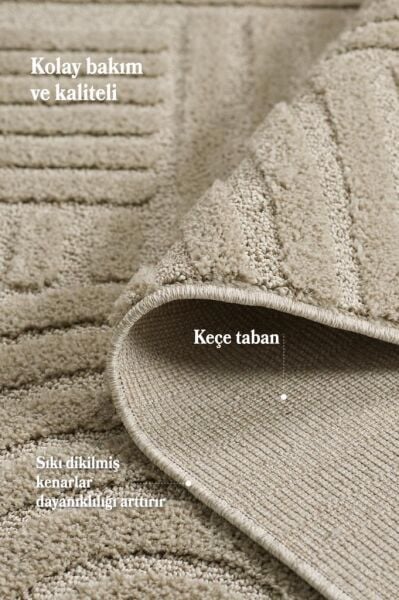 Elit Bukleli Yumuşak Peluş Post Shaggy Çocuk Odası Oturma Odası Salon Mutfak Halısı