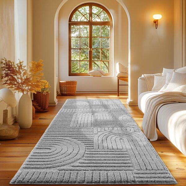 Elit Bukleli Yumuşak Peluş Post Shaggy Çocuk Odası Oturma Odası Salon Mutfak Halısı