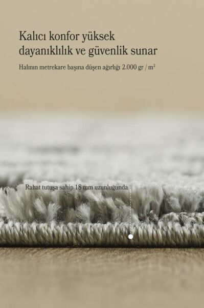İskandinav Halı Gri Halı Yumuşak Bukleli Yuvarlak Jut Halı Salon Koridor Oturma Odası Mutfak Halısı