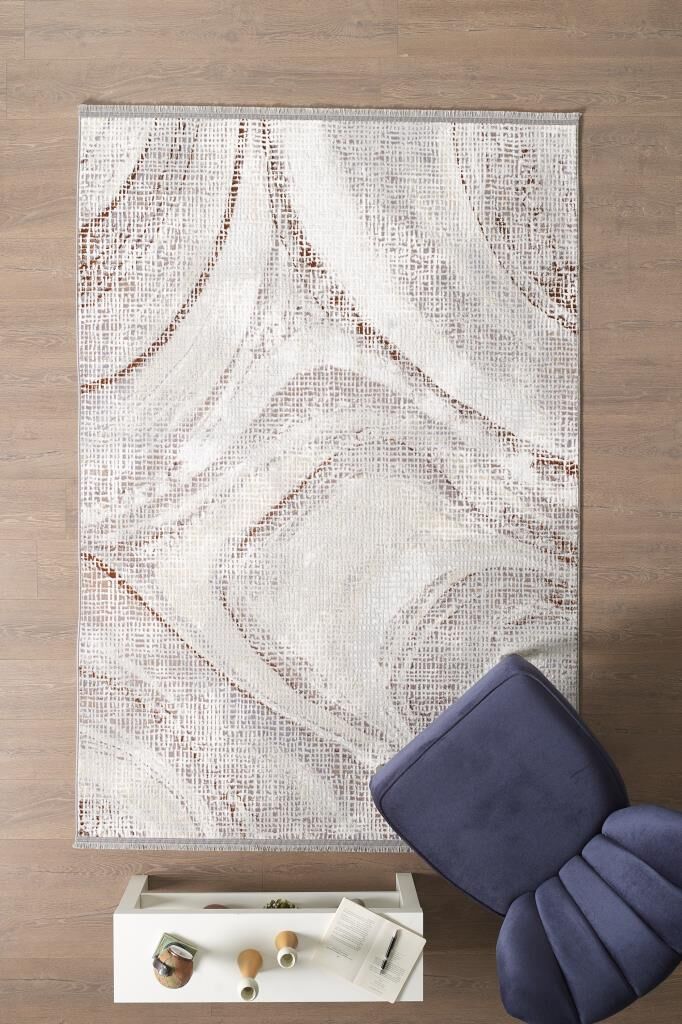 Özel Tasarım Polyester Saçaklı Kiremit Pamuk Halı Salon Oturma Odası Yolluk Mutfak Koridor Halısı