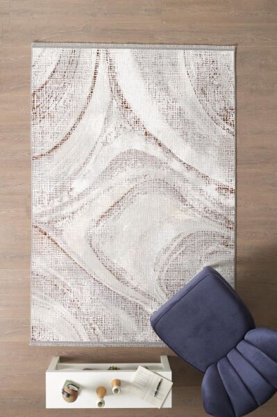 Özel Tasarım Polyester Saçaklı Kiremit Pamuk Halı Salon Oturma Odası Yolluk Mutfak Koridor Halısı