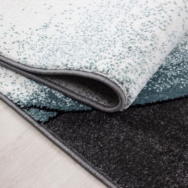 Sevimli Fil Desen Halı Mavi Gri Halı Yumuşak Yuvarlak Jüt Halı Çocuk Odası Oyun Halısı