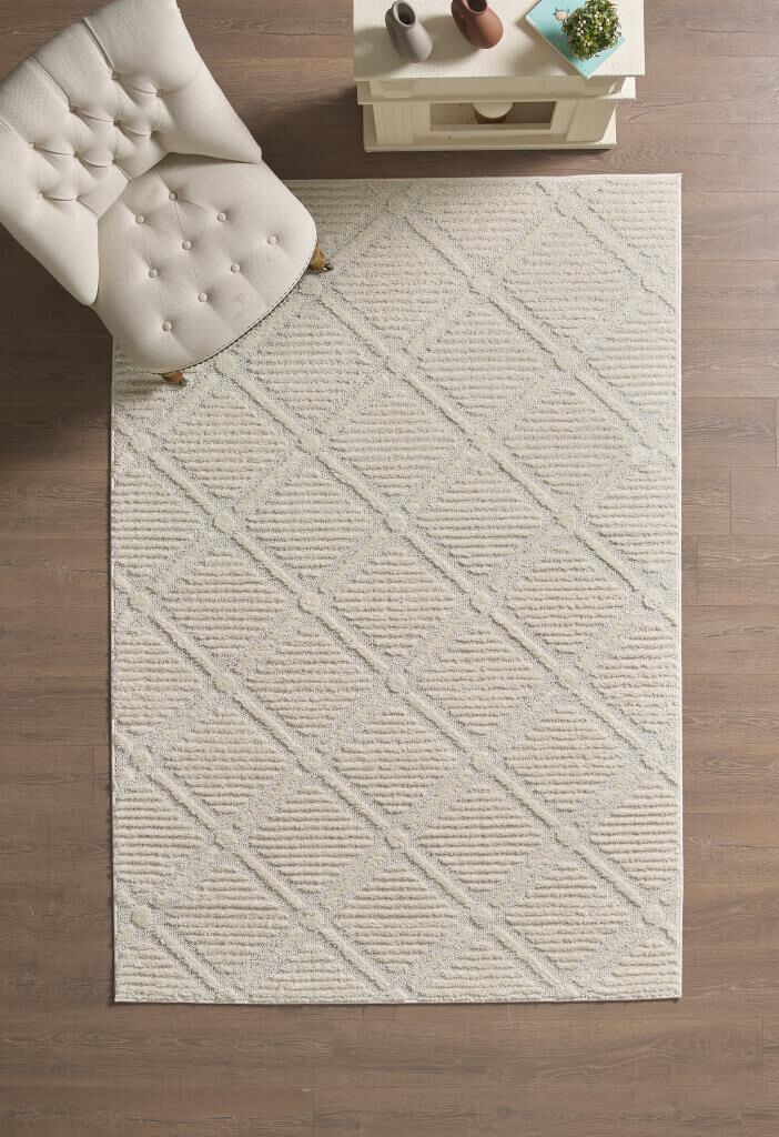 İskandinav Dokuma Bukleli Krem Jüt Taban Halı Salon Mutfak Koridor Yolluk Modern Halı