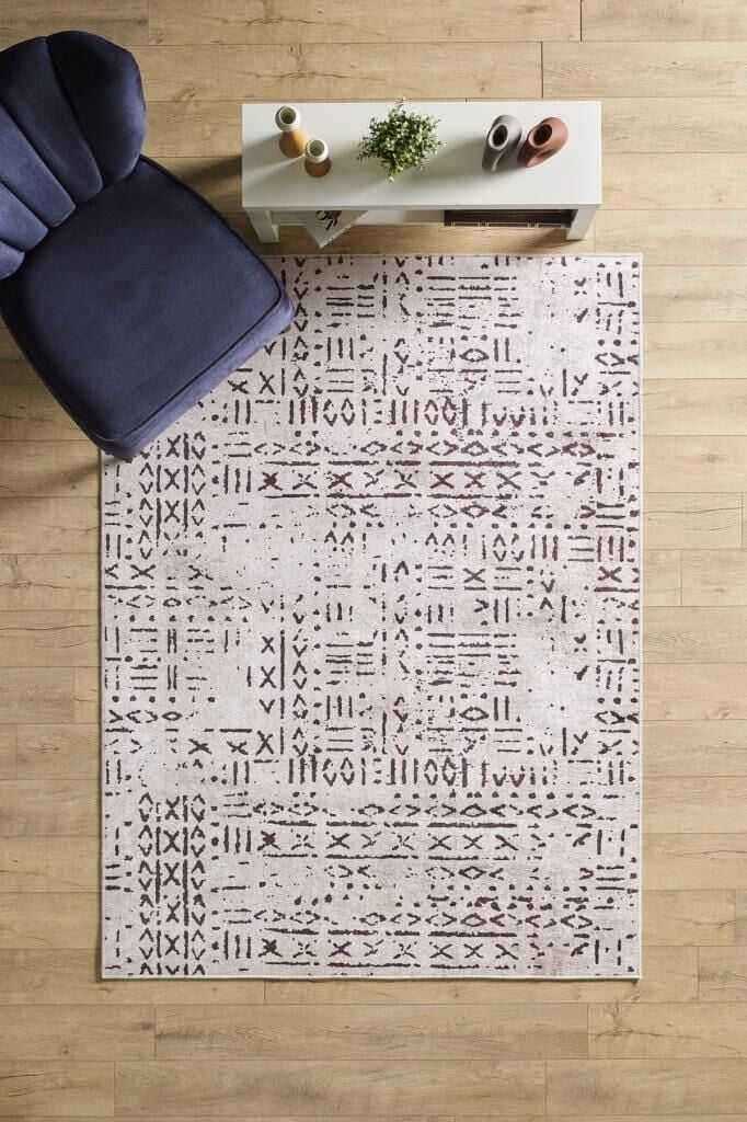 Dijital Baskı Yıkanabilir Kaymaz Taban İskandinav Tasarım Kahve Salon Halısı Mutfak Halısı Yolluk