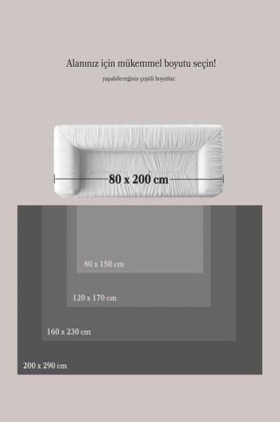 Bej Yumuşak Dokulu Jüt Taban Halı Kilim Salon Mutfak Koridor Yolluk Dokuma 9mm Antialerjik