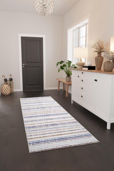 Dijital Baskı Yıkanabilir Kaymaz Taban Kilim Desenli Renkli Salon Halısı Mutfak Halısı Yolluk